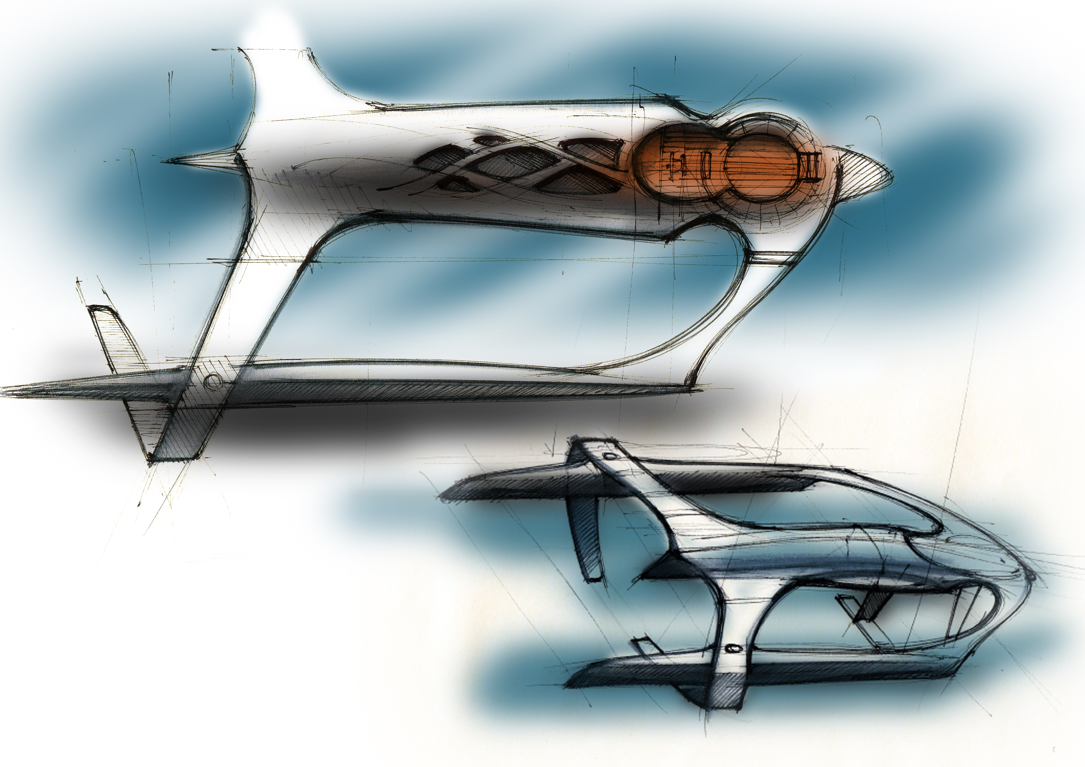 Sail hydrofoil sketch 04