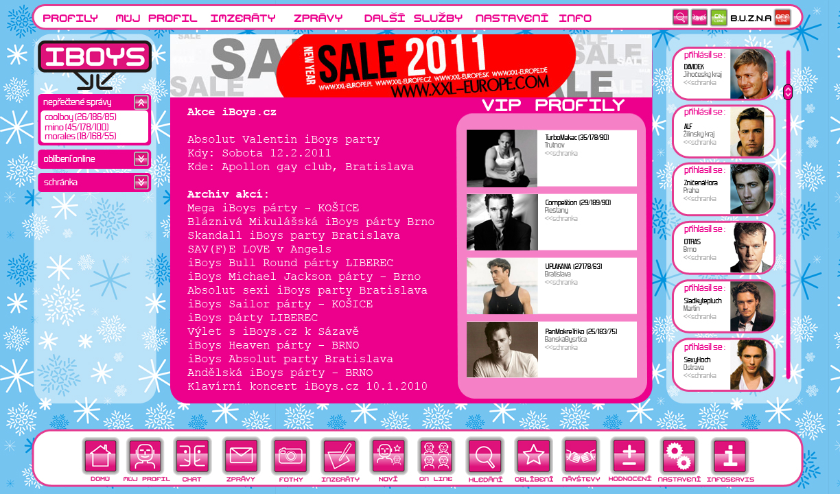 návrh na grafiku zoznamovacieho webu / graphic design for web chat 02