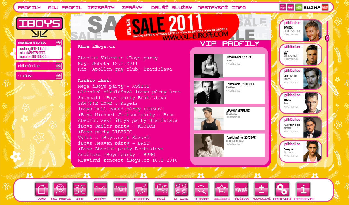 návrh na grafiku zoznamovacieho webu / graphic design for web chat 04
