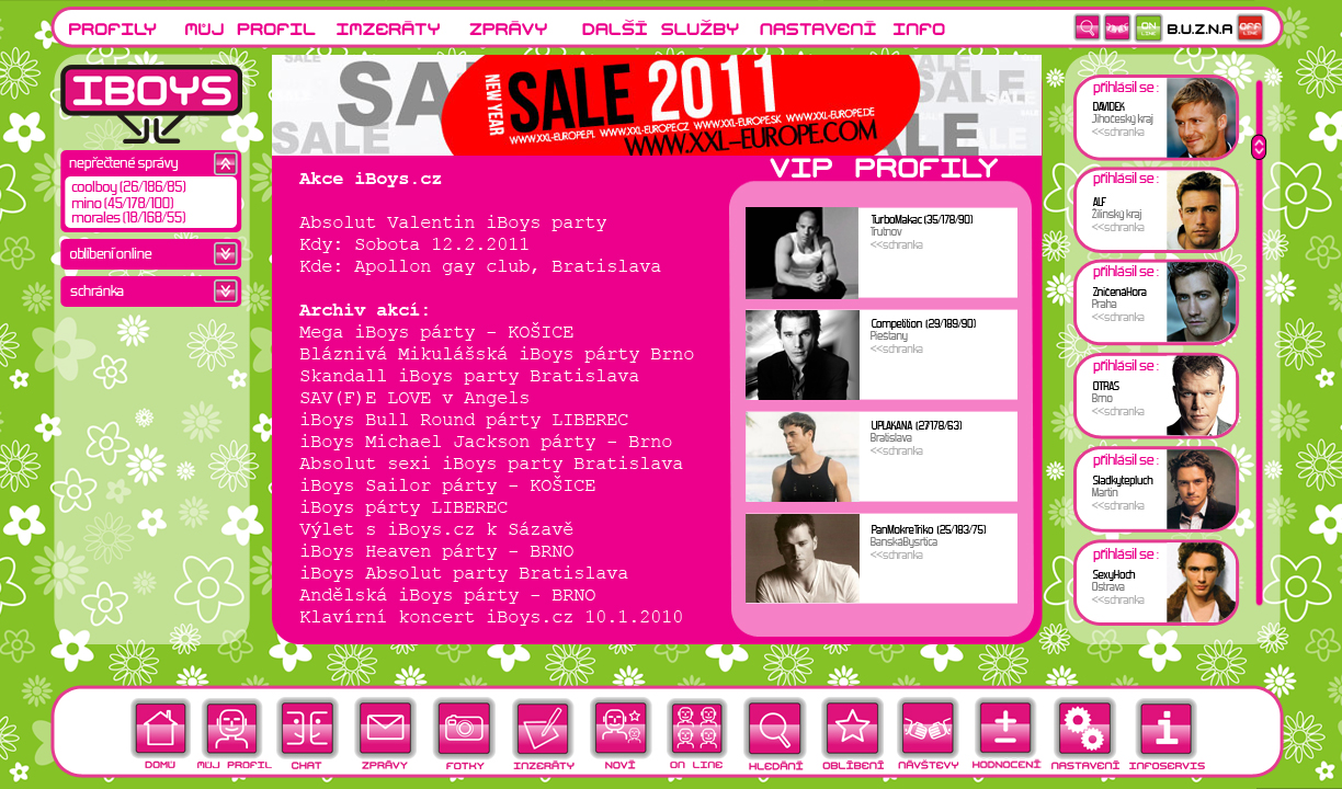 návrh na grafiku zoznamovacieho webu / graphic design for web chat 05