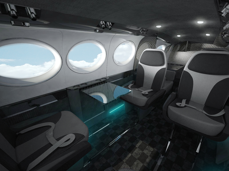 CESSNA 414 interior variant 3